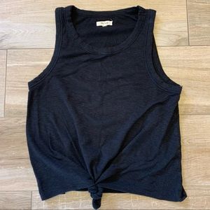 Madewell Audio Knot-Front Tank Top